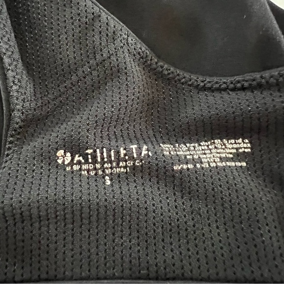 Athleta Asymmetrical Black Sports Bra Size Small - Picture 6 of 6